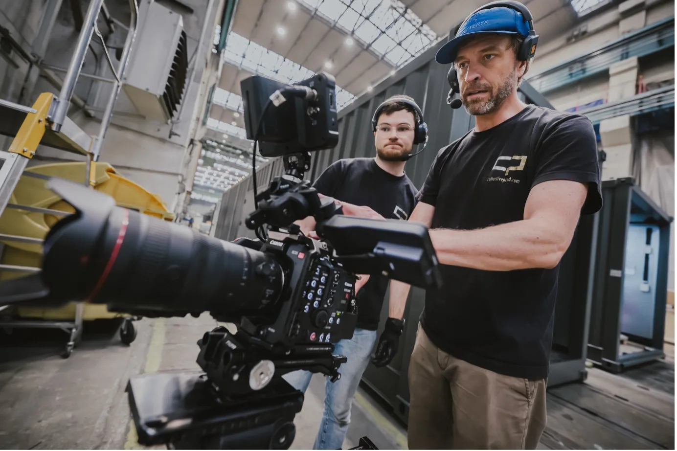 Collective Production's crew using C400 camera.